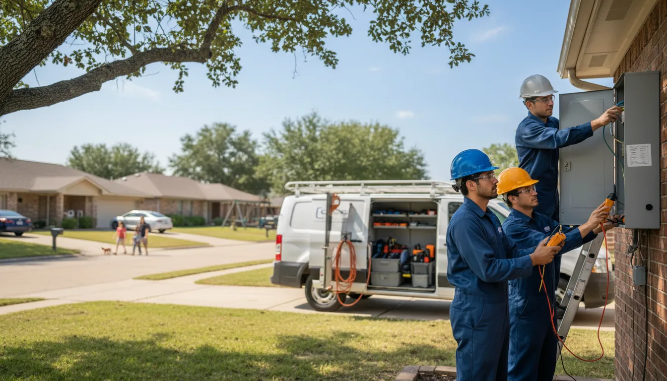 Certified electrician providing emergency electrical services in Wesco, MO